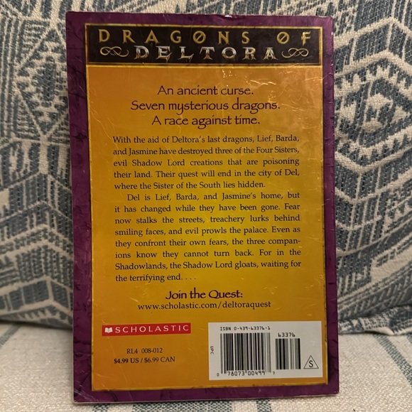 COPY - ☘️2/$10☘️ Dragons of Deltora The Sister of the South by Emily Rodda 2005 - Picture 2 of 7